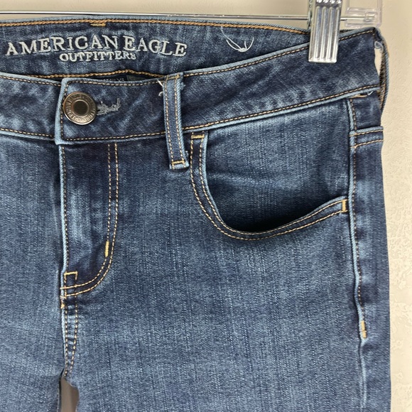 American Eagle Outfitters Super Stretch X4 Jeggings Skinny Jeans Size 4 - Picture 4 of 13